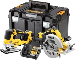 DeWalt DCK2012P2T Набор: Дисковая пила DCS570 + лобзик DCS334 в TSTAK VI (18V, 2*5.0Ah, BL-motor) - фото 227864