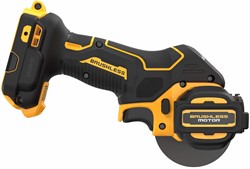 DeWalt DCS438B SOLO Отрезная машина акк. в кор. (20V, 20000 об/мин, диск 76*9,5 мм, рез 22 мм) - фото 228017