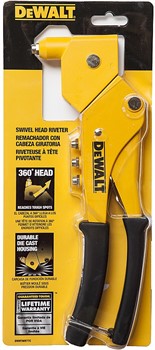 DeWalt DWHTMR77C Заклепочник с поворотной головой 360° (клепки O2-5мм) - фото 228227