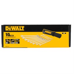 DeWalt DWMT19227-1 Набор комбинированных ключей 10 шт. (10-19 мм) - фото 228236