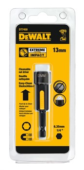 DeWalt DT7450 Торцевой ключ IMPACT 13 мм (магнитный Easy Clean)