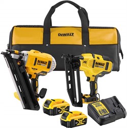 DeWalt DCK2046P2 Набор гвоздезабивных пистолетов в сумке: DCN660+DCN692 +2*5.0Ah