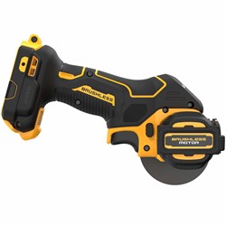 DeWalt DCS438N SOLO Отрезная машина акк. в кор. (18V, 20000 об/мин, диск 76*9,5 мм, рез 22 мм)