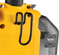 DeWalt DWH161N SOLO Пылесос аккум. в кор. (18V/54V, 0.21л, 9.1л/с, шланг: 1м/d32мм, 1.7кг)