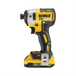 DeWalt DCF887D2 Гайковерт аккум в чем. TSTAK II (18V, 2*2.0Ah, 205Нм, 1/4", 3 скор, 3800об/мин)