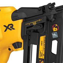 DeWalt DCN660P2 Пистолет гвоздезабивной в cумке (18V, 2*5.0Ah, гвозди: 32-63мм, d1.6мм)