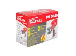 Краскораспылитель электрический WORTEX PS 0845 в кор. 450 Вт, 800 мл/мин, 0.9 л бак - фото 230865