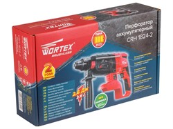 Аккум. перфоратор WORTEX CRH 1824-2 в кор. ALL1 XLT SOLO БЕСЩЕТ., 18 В, 2.6 Дж, 26 мм - фото 230890