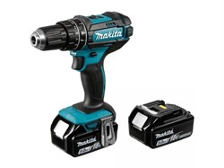 Аккум. ударная дрель-шуруповерт MAKITA LXT DHP482RTJ в кейсе - фото 230992