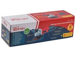 Одноручная углошлифмашина WORTEX AG 1213-4 в кор. 1200 Вт, 125 мм, 5200-11000 об/мин - фото 231008