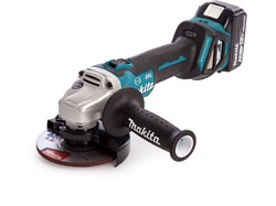 Аккум. углошлифмашина MAKITA LXT DGA 513 RTJ в кор. - фото 231090