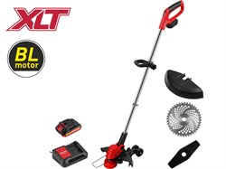 Триммер аккум. WORTEX TB 3018-1 AT XLT SET 18В,1 акк., 2Ач,БЕСЩЁТ.ДВИГ.,шир.скаш.лес./нож 300/230 мм - фото 231108
