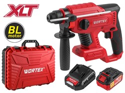 Аккум. перфоратор WORTEX CRH 1820-2 в чем. ALL1 XLT SET БЕСЩЕТ., 18 В, 2.2 Дж, 20 мм, 1х4 А*ч - фото 231228