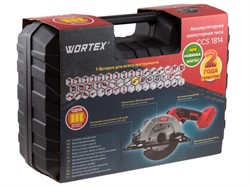 Аккум. циркулярная пила WORTEX CCS 1814 в чем. ALL1 XLT SOLO БЕСЩЕТ., 18 В, до 45 мм - фото 231242