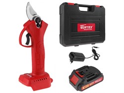 Аккум. секатор WORTEX CBS 2535 ALL1 XLT в чем. БЕСЩЕТ., 18 В, ветки до 25 мм, 1х1.5 А*ч - фото 231286