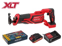 Аккум. сабельная пила WORTEX CSR 1118 E в кор. ALL1 XLT SET 18В, 1 акк., 2 Ач, дер. 115 мм - фото 231387