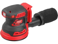 Аккум. эксцентриковая шлифмашина WORTEX COS 1218 E в кор. ALL1 XLT SOLO в кор. БЕСЩЁТ., 18В, 125 мм - фото 231408