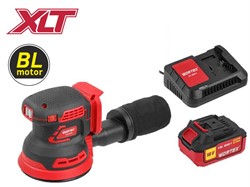 Аккум. эксцентриковая шлифмашина WORTEX COS 1218 E в кор. ALL1 XLT c акб и з/у в кор. БЕСЩЁТ., 18В