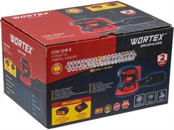 Аккум. эксцентриковая шлифмашина WORTEX COS 1218 E в кор. ALL1 XLT c акб и з/у в кор. БЕСЩЁТ., 18В - фото 231421