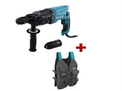 Перфоратор MAKITA HR 2470 FT в чем. + АКЦИЯ Жилет монтажника в подарок - фото 231531