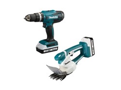 Аккум. дрель-шуруповерт MAKITA LXT HP488D + аккум. кусторез UM110D - фото 231600