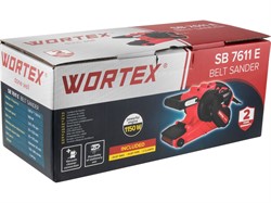 Ленточная шлифмашина Wortex SB 7611 E в кор. 1150 Вт, лента 76х533 мм, крепление к столу - фото 231716