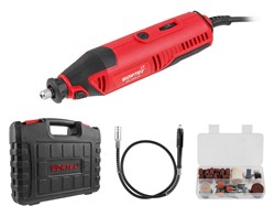 Гравер электрический WORTEX LX MG 3214-1 E в чем.+аксессуары 130 Вт,10000-35000 об/мин,цанги 3,0/3,2 - фото 231831