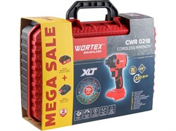 Аккум. ударный гайковерт/винтоверт WORTEX CWR 0218 в чем. XLT 1x4 А*ч, БЕСЩЕТ., 18 В, 220 Н*м - фото 231925