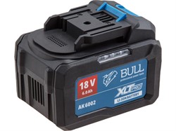 Аккумулятор BULL AK 6002 18.0 В, 6.0 А/ч, Li-Ion XLTpro - фото 231955