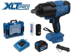 Аккум. ударный гайковерт BULL SC 1810 Xcase, XLTpro, БЕСЩЕТ., 18 В, 1500 Н*м, 3/4", 1х6 А*ч, з/у 6 А - фото 232005