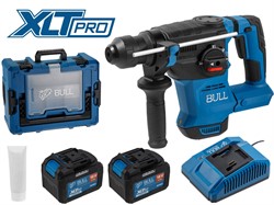 Аккум. перфоратор BULL CBH 1826 Xcase, XLTpro, БЕСЩЕТ., 18 В, 2.6 Дж, 26 мм, 2x6 А*ч, з/у - фото 232075