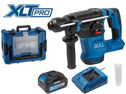 Аккум. перфоратор BULL CBH 1826 Xcase, XLTpro, БЕСЩЕТ., 18 В, 2.6 Дж, 26 мм, 1x4 А*ч, з/у - фото 232083