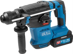 Аккум. перфоратор BULL CBH 1826 Xcase, XLTpro, БЕСЩЕТ., 18 В, 2.6 Дж, 26 мм, 1x4 А*ч, з/у - фото 232085