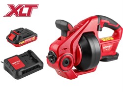 Аккум. прочистная машина WORTEX CDC 1855 в кор. ALL1 XLT SET 0-550 об/мин, трос 7,6 м. - фото 232101