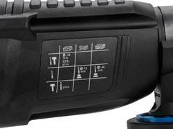 Перфоратор BULL BH 2602 в чем. Xcase 800 Вт, 3.0 Дж, 4 реж. + 2 зубила, 3 сверла, БЗП в комплекте - фото 232182