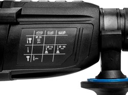 Перфоратор BULL BH 2802 в чем. Xcase 850 Вт, 3.2 Дж, 28 мм, 4 реж. + 2 зубила, 3 сверла, БЗП - фото 232192