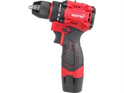 Аккум. дрель-шуруповерт WORTEX LX BD 1215-1 Li 12В, 30 Нм, 1.5 Ач акб, патрон 10 мм, бесщёт. - фото 232207