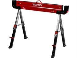 Козлы строительные регулируемые Wortex SAS 1180 макс 590 кг, высота 617-815 мм, длина 1085 мм - фото 232248