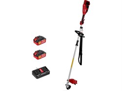 Триммер аккум. WORTEX TB 3036-1 ALL1 XLT SET БЕСЩЁТ.ДВИГ., 18В+18В, шир.скаш.340/255 мм леска/нож - фото 232292