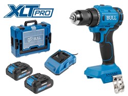 Аккум. дрель-шуруповерт BULL SR 1803 Xcase XLTpro БЕСЩЕТ., 2x2 А*ч, 18 В, 45 Н*м, БЗП 13 мм - фото 232364