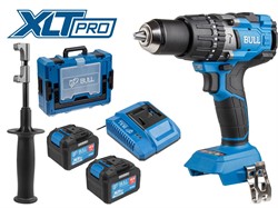 Аккум. дрель-шуруповерт BULL SR 1805 Xcase XLTpro, 2х6 А*ч, БЕСЩЕТ., 18 В, 120 Н*м, БЗП(мет.) 13 мм - фото 232375