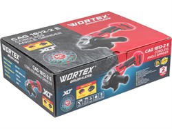 Аккум. углошлифмашина WORTEX CAG 1812-2 E в кор. XLT SET БЕСЩЕТ., 18 В, 125 мм, 3000-8500 об/мин - фото 232533