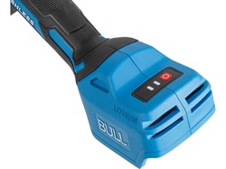 Аккум. углошлифмашина BULL CSG 1812-1 SR Xcase XLTpro 1x4 Ач БЕСЩЕТ, 125 мм, рег. об., 10 000 об/мин - фото 232724