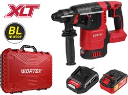 Аккум. перфоратор WORTEX CRH 1822 в чем. XLT SET БЕСЩЕТ., 18 В, 2.6 Дж, 26 мм, 1х4 А*ч