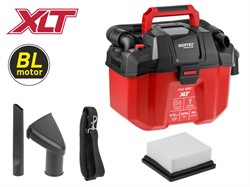Аккум. пылесос WORTEX CVC 1815 в кор. ALL1 XLT SOLO БЕСЩЁТ., 18 В, 9-15 кПа, 10 л, строительный - фото 232792