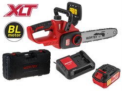 Аккум. пила цепная WORTEX CEC 3018-1 в чем. XLT SET БЕСЩЁТ., 18 В, 30 см - фото 232957