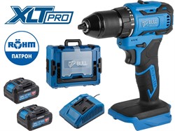 Аккум. дрель-шуруповерт BULL SR 1804 R-series Xcase XLTpro БЕСЩЕТ., Импульс., 18 В, 50 Н*м, 2х4 А*ч - фото 232990