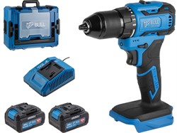 Аккум. дрель-шуруповерт BULL SR 1804 R-series Xcase XLTpro БЕСЩЕТ., Импульс., 18 В, 50 Н*м, 2х4 А*ч - фото 232991