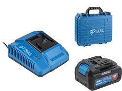 Набор аккумулятор 4 А*ч и зарядное устройство 1х4 А BULL XLTpro в чем. SET - фото 233035