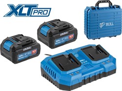 Набор аккумулятор 2х4 А*ч и зарядное устройство 2х4 А BULL XLTpro в чем. SET